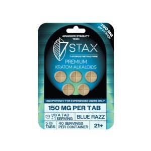 7stax premium 7 oh kratom alkaloid tablets (750mg 5 count)